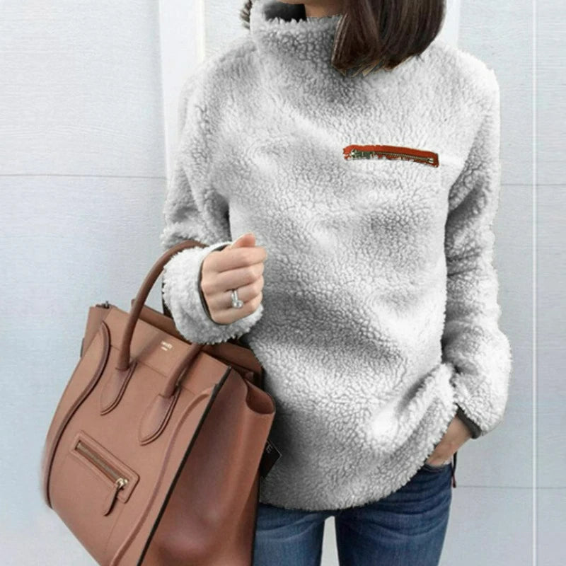 Winter Super Soft and Comfortable  Turtleneck Pullover Women's Sweater