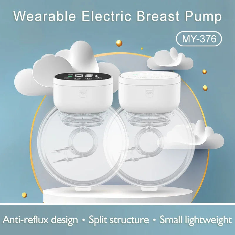 Bilateral Hands-free Wearable Breast Pump Electric Fully Automatic