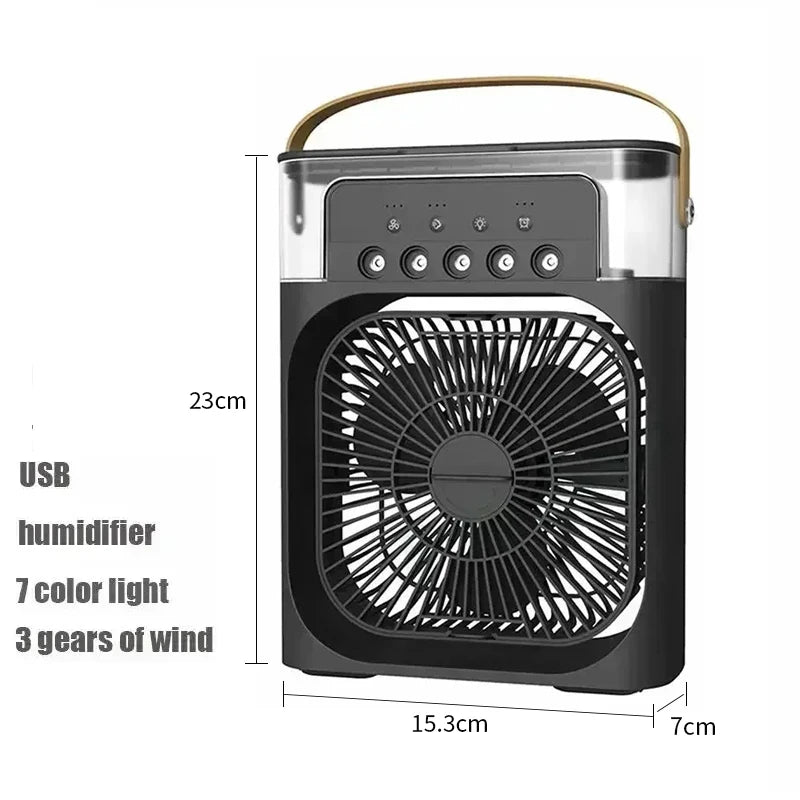 Portable 3-in-1 Humidifier Fan Mini Air Conditioner