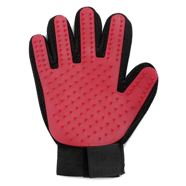 Silicone Pet Grooming Gloves Cats Hair Brush and Comb Gloves