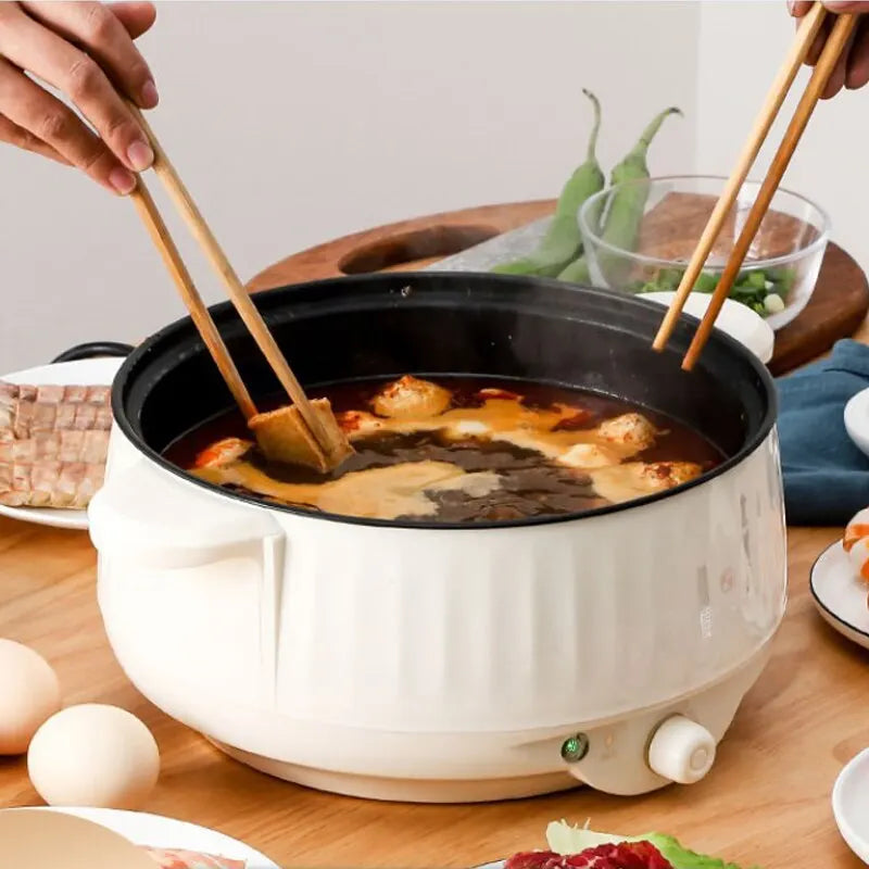 220V Multi Cookers Single/Double Layer Electric Pot 1-2 People Household Non-stick