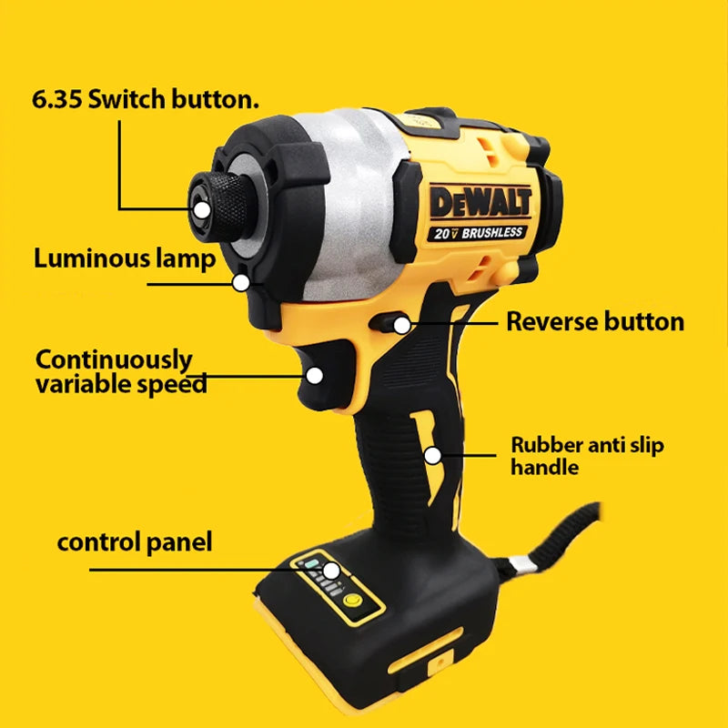 Dewalt DCF850 3250RPM Cordless Screwdriver 205N·m Brushless Drill Dewalt 20V