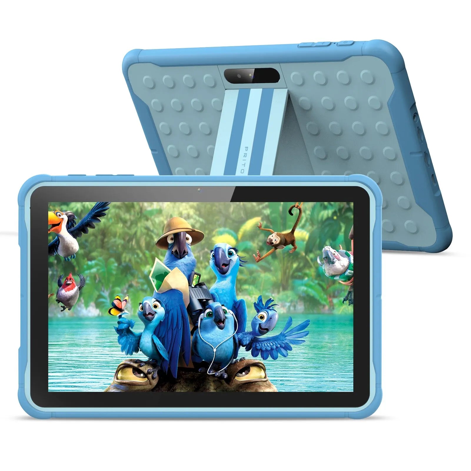 Pritom 10 Inch Kids Tablet Android 13 Go WIFI Quad Core Processor 2GB RAM 64GB